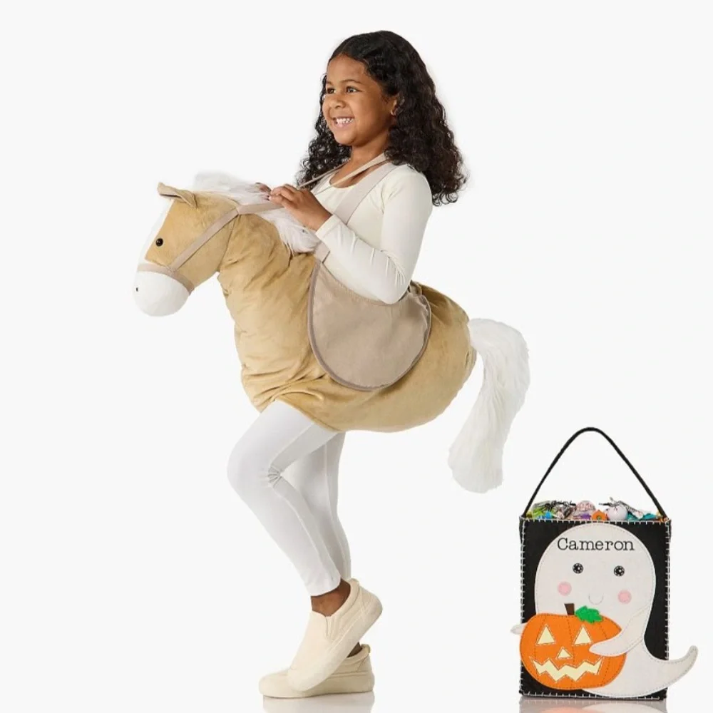 Horse Ride-On with Sound Costume Halloween Fall Farmhouse 4-6 Years Girl or Boy